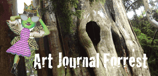 Link to Art Journal Forrest blog